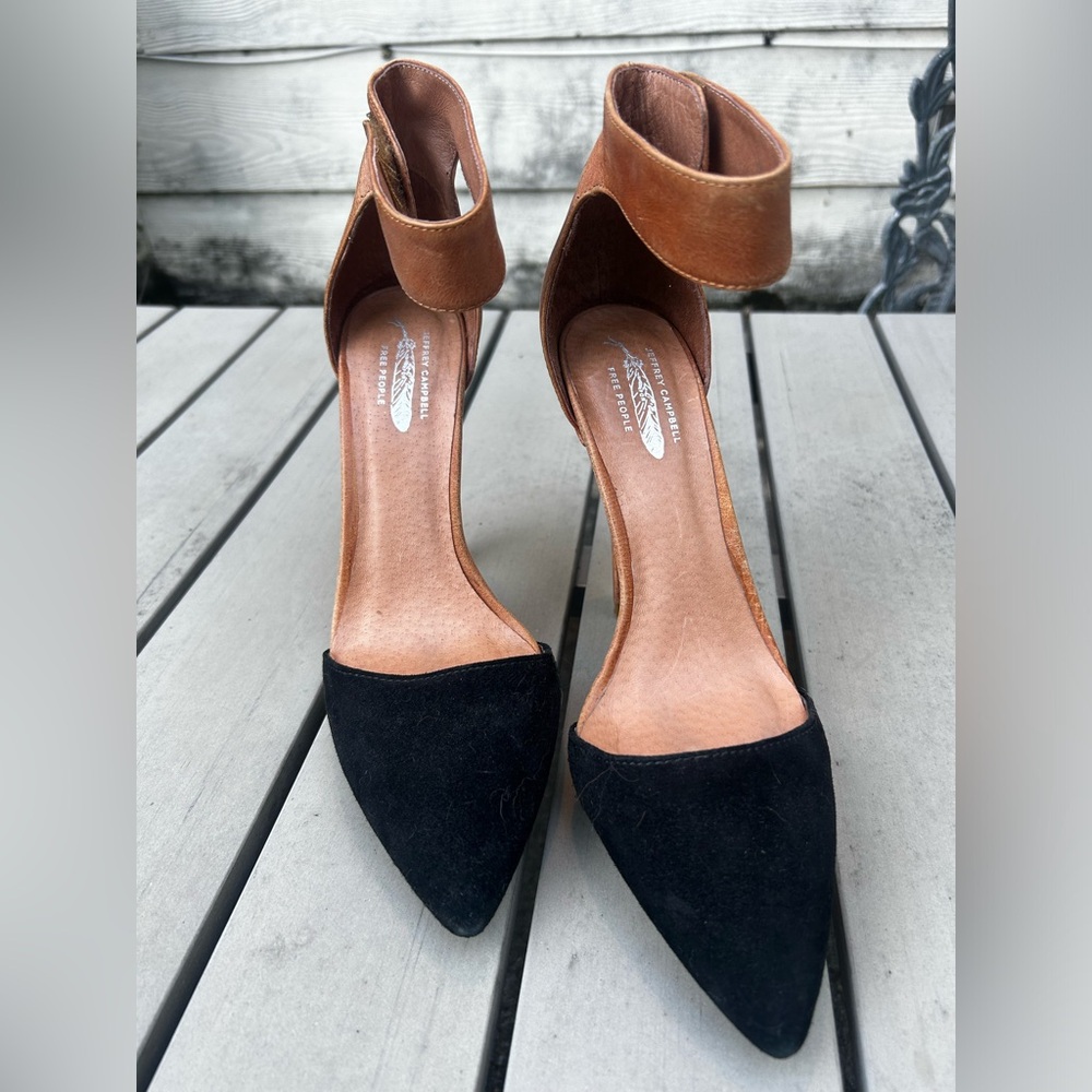 Jeffery Campbell x free people heels, size 7